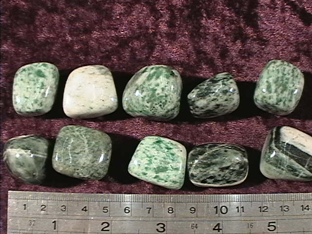 Tumbled Stone - Dalmatian Jade